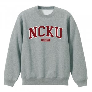 NCKU經典款美式大學T_灰